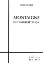 Montaigne ; De L'Interprétation - Preview
