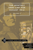 Monthly Army List For August 1914 Volume Two