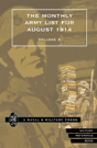 Monthly Army List For August 1914 Volume Two - Preview