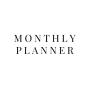 Monthly Planner - Preview