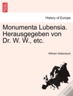 Capa do artigo Monumenta Lubensia. Herausgegeben Von Dr