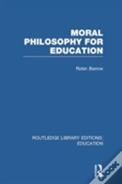Capa do artigo Moral Philosophy For Education (Rle Edu K)