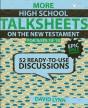 More High School Talksheets On The New Testament, Epic Bible Stories - Preview