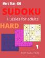 More Than -100 Sudoku Puzzles For Adults Hard Easy Solution 1 - Preview