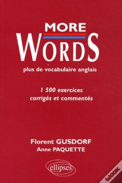 Capa do artigo More Words - Plus De Vocabulaire Anglais - 1500 Exercices Corrigés Et Commentés