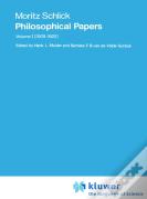 Moritz Schlick Philosophical Papers