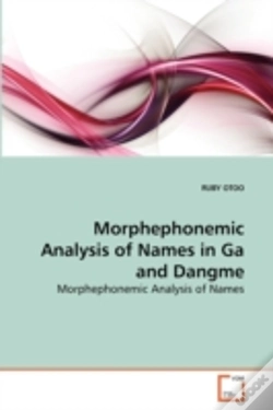 Capa do artigo Morphephonemic Analysis Of Names In Ga A