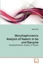 Morphephonemic Analysis Of Names In Ga A - Preview