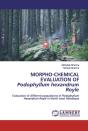 Morpho-Chemical Evaluation Ofpodophyllum Hexandrum Royle - Preview