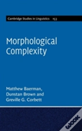 Morphological Complexity