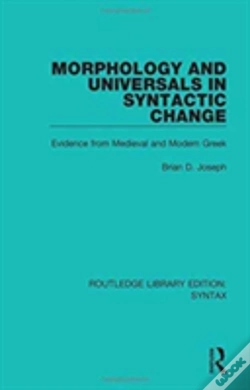 Capa do artigo Morphology And Universals In Syntactic Change