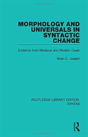 Morphology And Universals In Syntactic Change - Preview