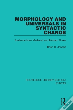 Capa do artigo Morphology And Universals In Syntactic Change