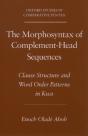 Morphosyntax Of Complement-Head Sequences - Preview