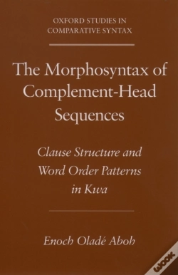 Capa do artigo Morphosyntax Of Complement-Head Sequences
