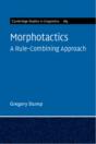 Morphotactics: Volume 169 - Preview
