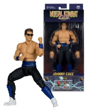 Capa do artigo Mortal Kombat Klassics Johnny Cage action figure, 19 cm.