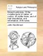 Moses'S Principia. Of The Invisible Part - Preview