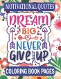 Motivational Quotes Coloring Book - Preview
