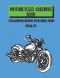 Motorcycle Coloring Book - Preview