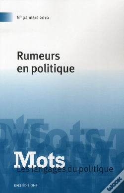 Capa do artigo Mots. Les Langages Du Politique N 92
