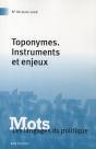 Mots Tome 86 : Toponymes ; Instruments Et Enjeux - Preview