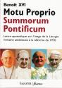 Motu Proprio Summorum Pontificum ; Lettre Apostolique Sur L'Usage De La Liturgie Romaine Antérieure À La Réforme De 1970 - Preview