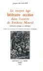 Moyen Age Litteraire Occitan- - Preview