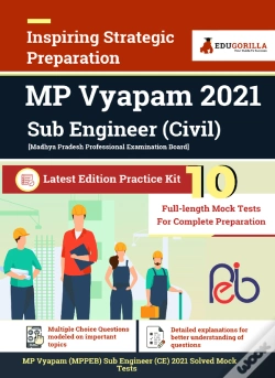 Capa do artigo Mppeb Vyapam Sub Engineer (Civil Engineering) 2021 10 Mock Tests