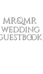 Mr And Mr Wedding Guest Book - Preview