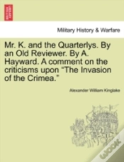 Capa do artigo Mr. K. And The Quarterlys. By An Old Rev