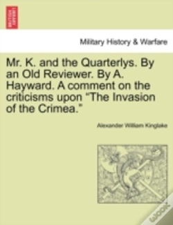 Capa do artigo Mr. K. And The Quarterlys. By An Old Rev