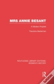 Capa do artigo Mrs Annie Besant
