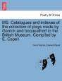 Ms. Catalogues And Indexes Of The Collec - Preview