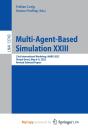 Multi-Agent-Based Simulation Xxiii - Preview