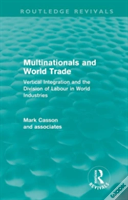Capa do artigo Multinationals And World Trade (Routledge Revivals)