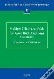 Capa do artigo Multiple Criteria Analysis For Agricultural Decisions, Second Edition