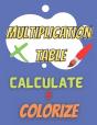 Multiplication Table And Coloring Book - Preview
