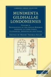 Capa do artigo Munimenta Gildhallae Londoniensis