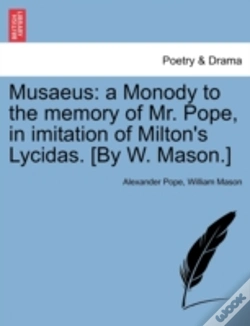 Capa do artigo Musaeus: A Monody To The Memory Of Mr. P