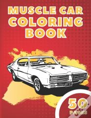 Muscle Car Coloring Book
