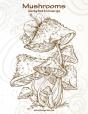 Mushrooms Coloring Book For Grown-Ups 1 - Preview