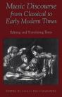 Music Discourse From Classical To Early Modern Times - Preview