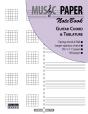 Music Paper Notebook - Guitar Chord & Tablature - Preview