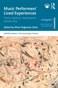 Capa do artigo Music Performers' Lived Experiences