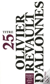 Capa do artigo Musiques, Variations Sur La Pensée Juive