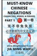 Must-Know Chinese Negations Part 1 (Characters, Words, & Phrases)