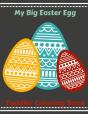 My Big Easter Egg Toddler Coloring Book - Preview