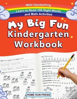 Capa do artigo My Big Fun Kindergarten Workbook With Handwriting Learn To Read 100 Sight Words And Math Activities