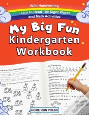 Capa do artigo My Big Fun Kindergarten Workbook With Handwriting Learn To Read 100 Sight Words And Math Activities